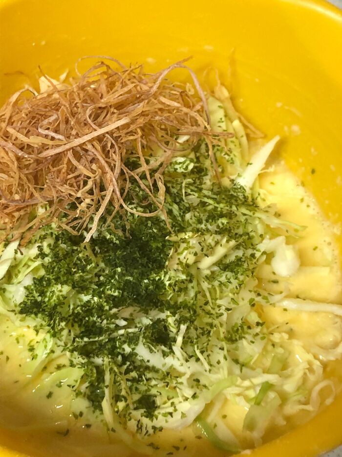 具を混ぜ合わせる。