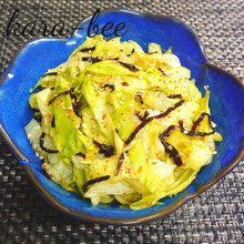 3分で副菜♪簡単激ウマ!レタスの塩こんぶナムル