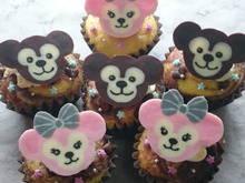 【チョコペン初心者用】簡単チョコプレートの作り方☆ダッフィー&シェリーメイ