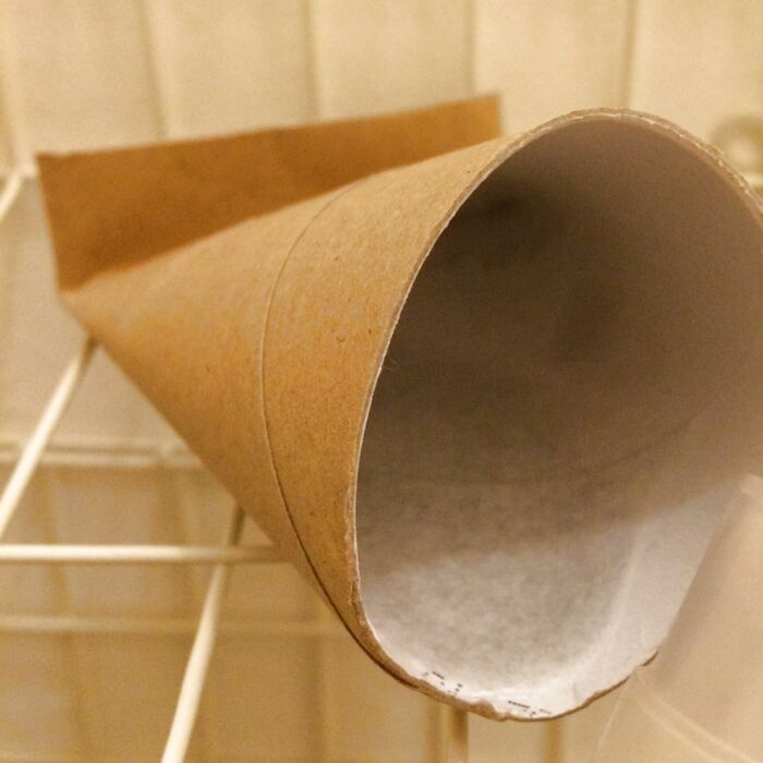 トイレに芳香剤を置いていません(トイレットペーパー芯再利用)