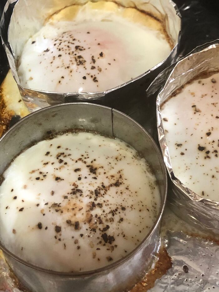 ガス台下のグリルで焼く。