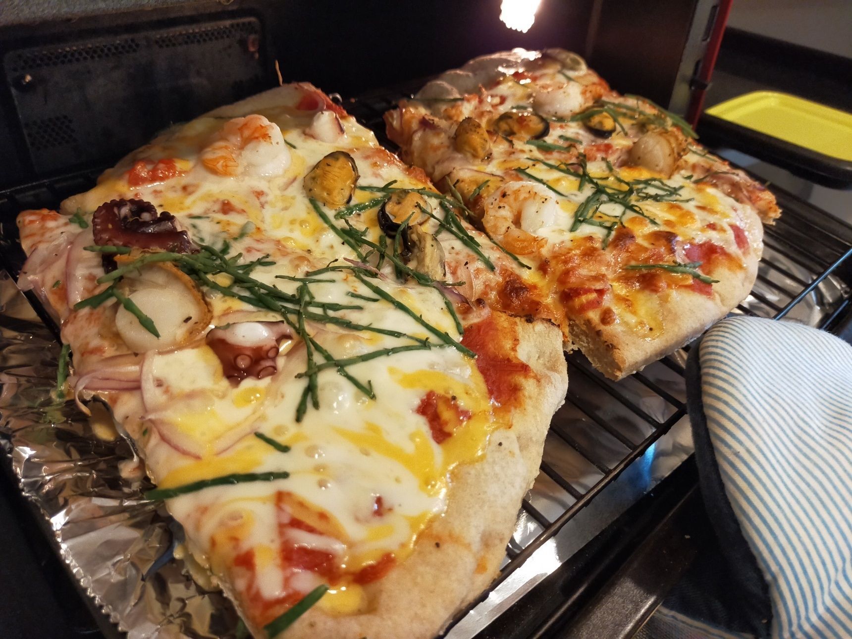 コストコのフルッティディマーレピザの食べ方・調理方法