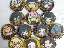 鬼滅の刃のチョコマーブルマフィン☆手作り鬼滅の刃スイーツ