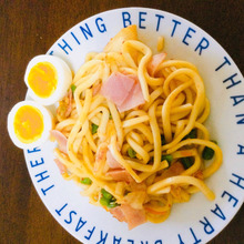 キムチオイスター焼きうどん