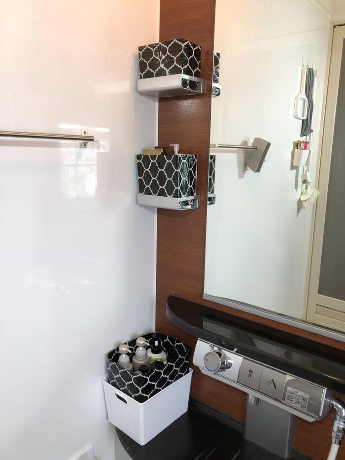 ★お風呂上りの浴室内でボディクリームを素早く塗る