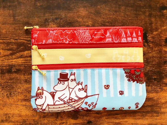 郵便局限定品〜ムーミンのスリージップポーチ♡