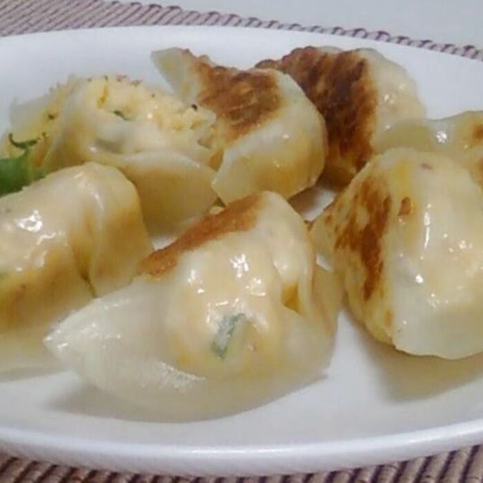 黄金色の卵餃子