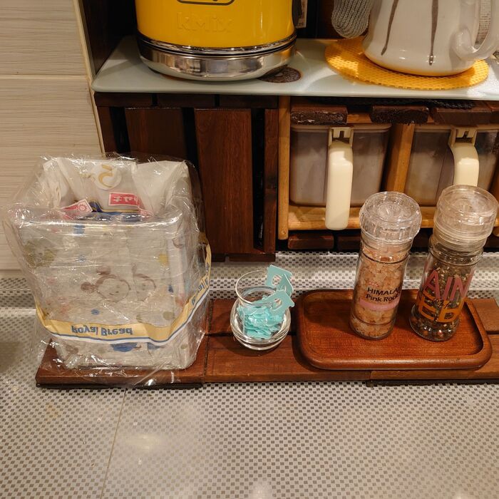 今までのキッチンのちょこっとゴミ入れ