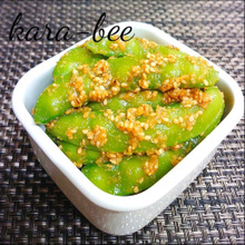 お弁当の隙間にも◎簡単おつまみ♪ごま酢味噌えんどう