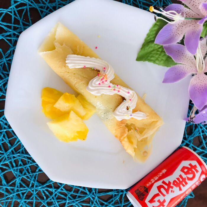 甘酒クレープクリームはとろ〜りマシュマロアンコ