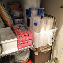 100均アイテムで!【かさばるフリーザーバッグをスッキリ収納】