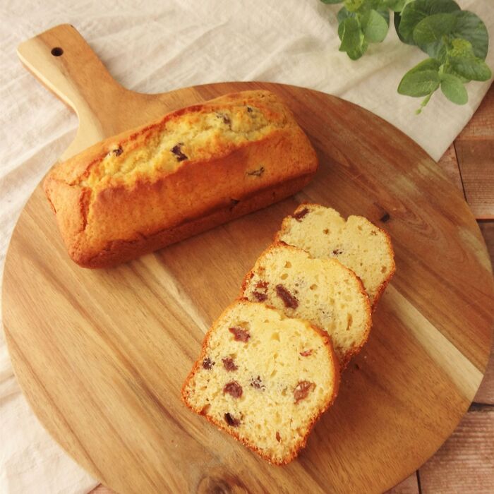 みりん漬けレーズンのパウンドケーキ