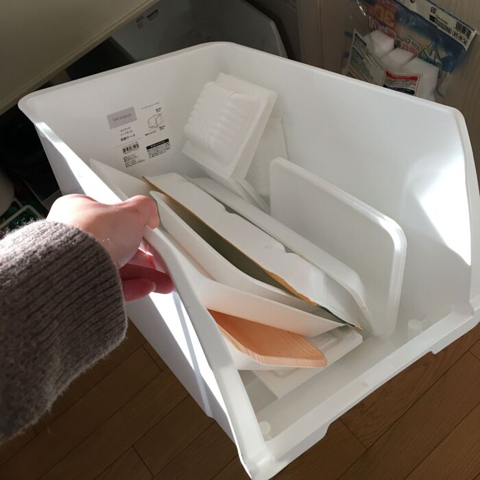 仕切りが無くたくさん入る