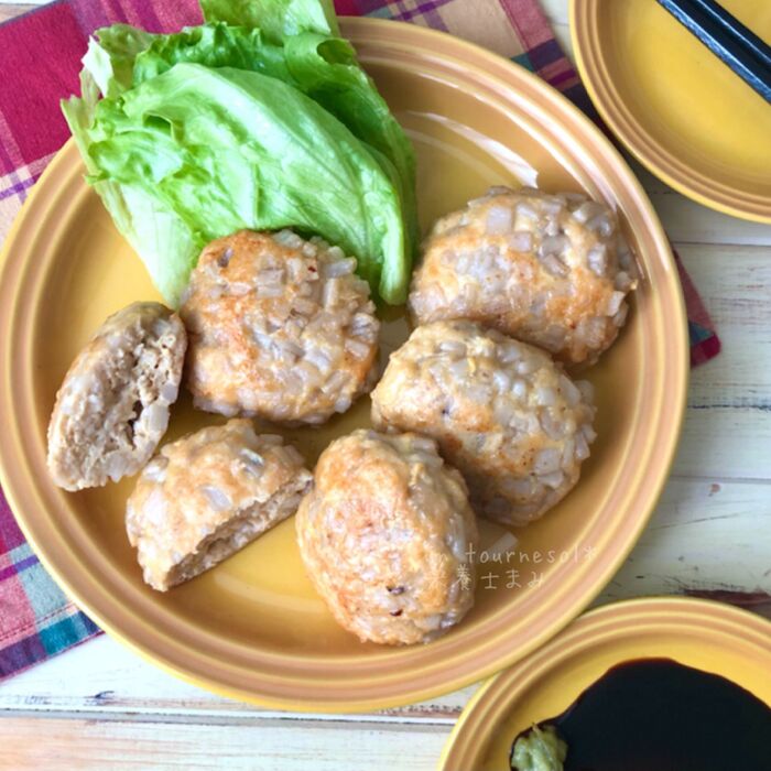 【れんこんを衣に代用!】お弁当にもオススメ☆鶏のれんこん衣揚げ