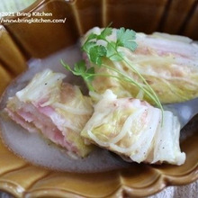 電子レンジ調理♪白菜とベーコンチーズのレンジ蒸し