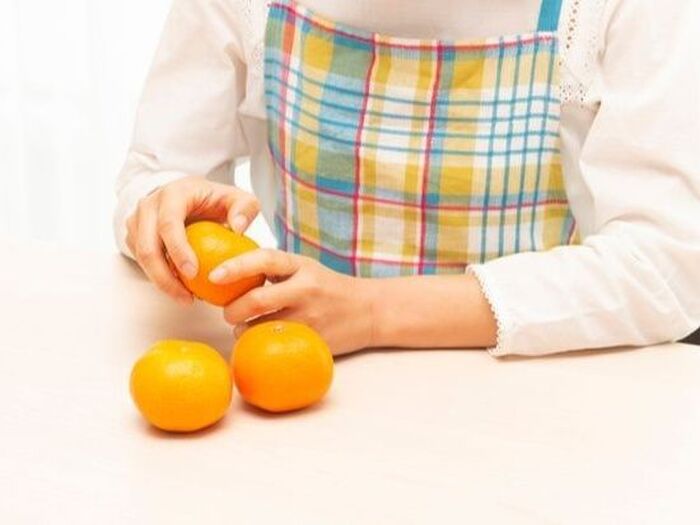 みかんの皮を食用に加工するときの注意点