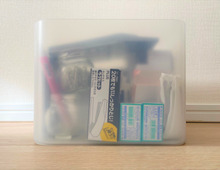 【無印メイクボックス】中身がスケる問題を○○でカンタン解決!