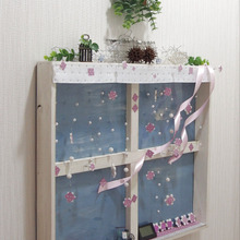 トイレに春が来ました~ リボンで桜ふぶき風に、、、、