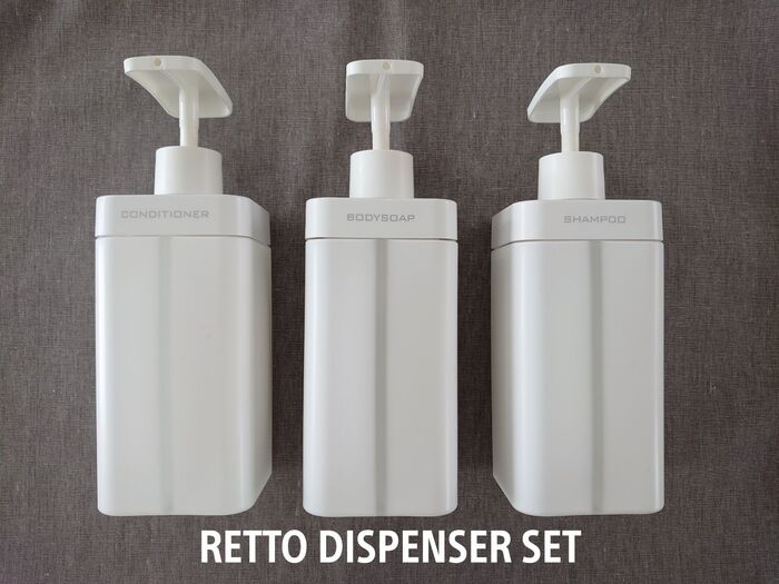 \だから使いやすい!/RETTOのソープディスペンサー