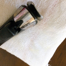 玉ねぎの袋でフライパンの取っ手キレイになりました