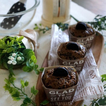 チョコもバターも不要!あのお菓子を使って♪チョコとコーヒーのカップケーキ