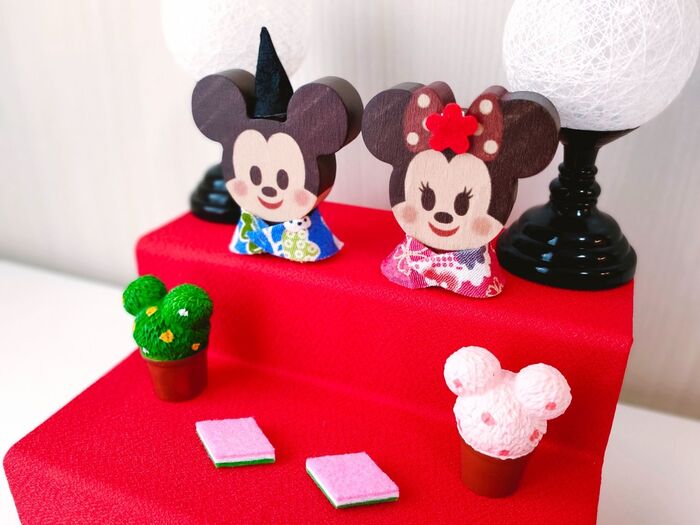 楽しく遊べる雛人形♡積み木を100均商品でアレンジしました♪