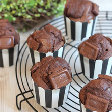 子供メインで作れる ぐるぐる混ぜるだけ!ダブルチョコマフィン