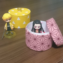 【リサイクル】テープの芯で小物入れ☆鬼滅の刃風