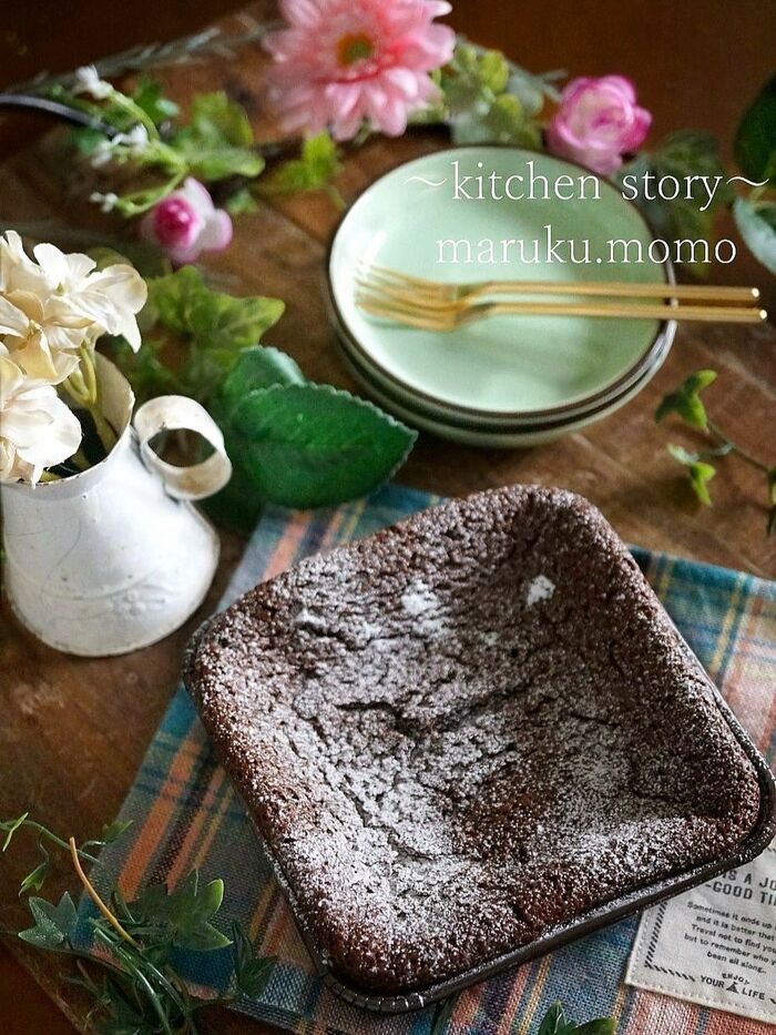 メレンゲ不要♪ふわしゅわ♡濃厚ガトーショコラ