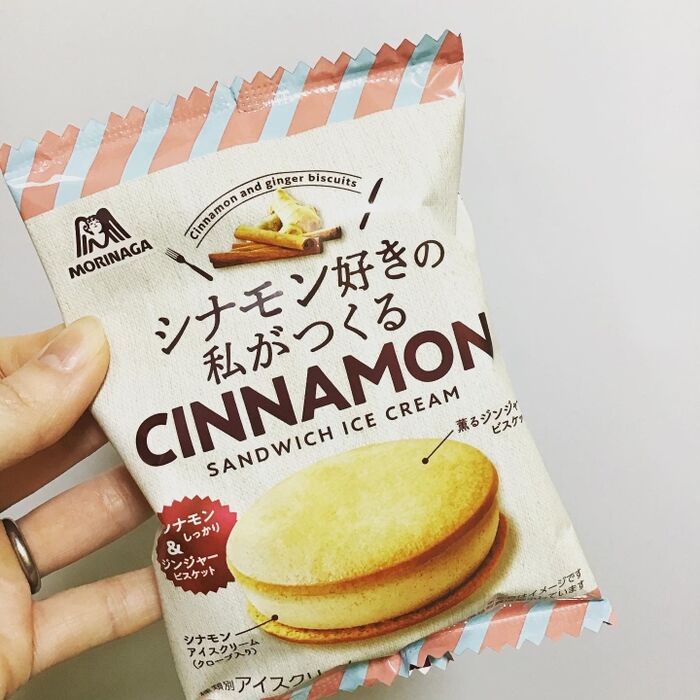 シナモン好きにおすすめのサンドアイス!