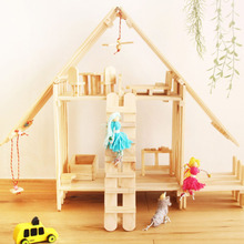 100均すのこ3way手作りドールハウス*飾り棚にも*
