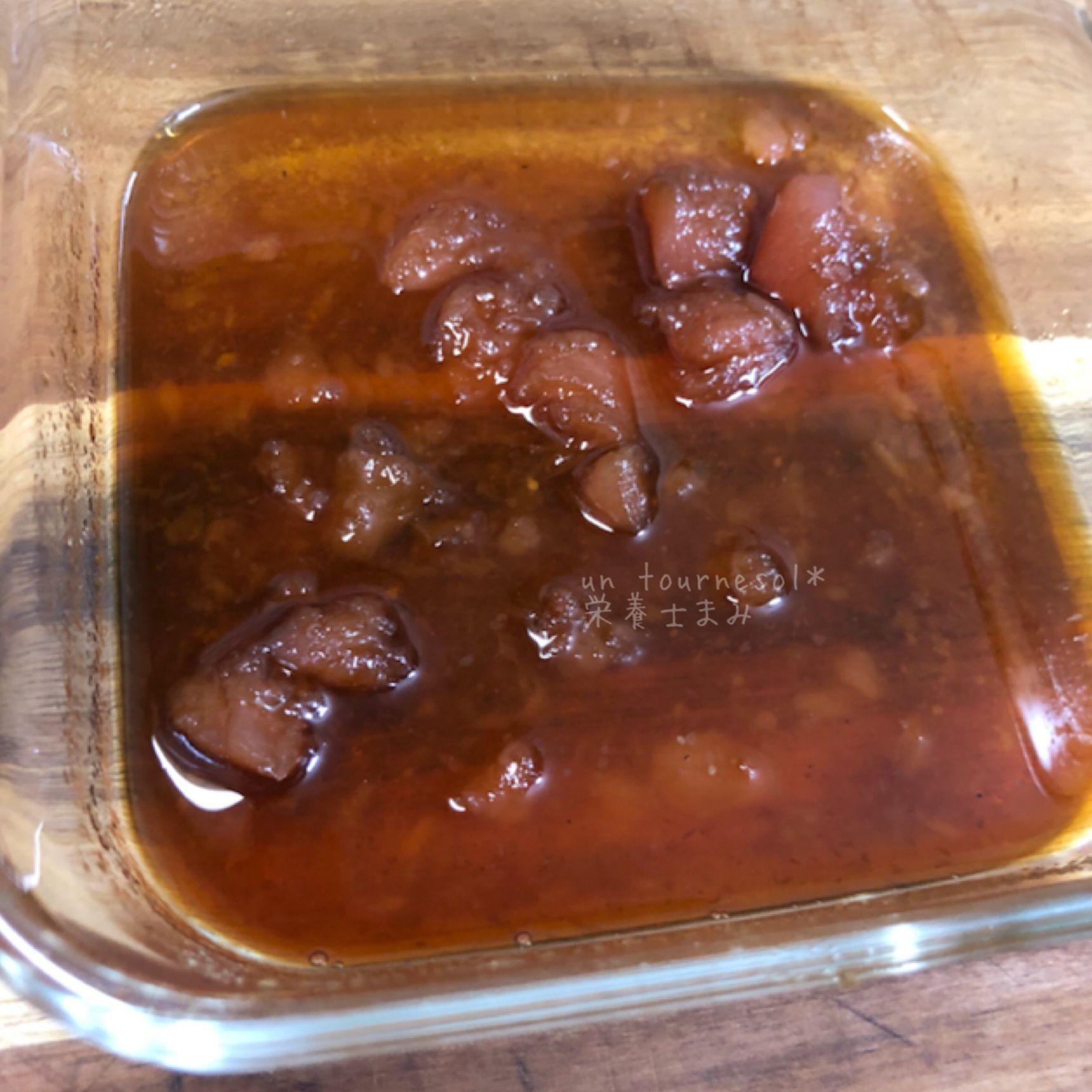 ②調味料を混ぜる