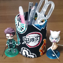 【リサイクル】ガムテープの芯でペン立て☆鬼滅の刃