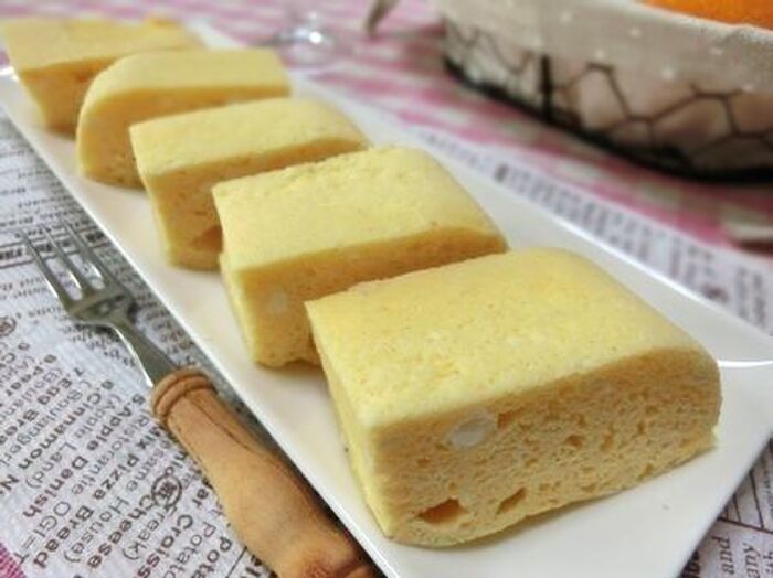 レンジで簡単☆ おからパウダーでチーズケーキ風