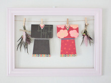 【インテリア】セリアのドライフラワーをつかって、3月のアートフレーム作成