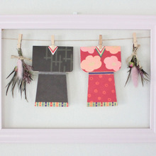 【インテリア】セリアのドライフラワーをつかって、3月のアートフレーム作成