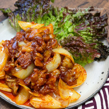 玉ねぎたっぷりヤンニョムポーク 鶏肉より時短