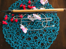 筆を洗う時の飛び散り防止法