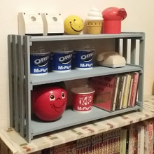 すのこ&板材で飾り棚をDIY