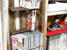 まさか⁉︎スノコでデットスペースに本棚作っちゃいました