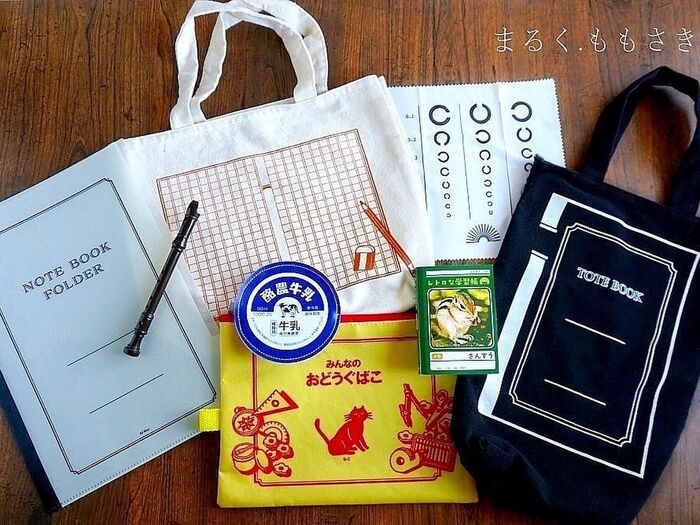懐かしい~セリア100均の『レトロ学校シリーズの文房具たち』&懐かしい時間