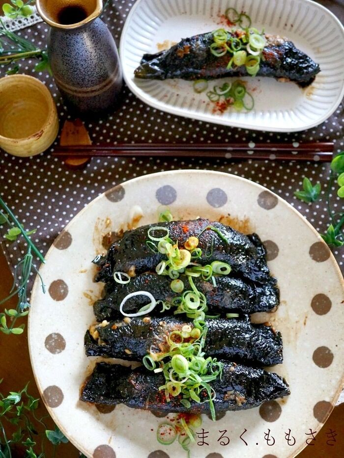フライパンで5分!サンマじゃないよ~♪ささみとチーズの磯辺焼き