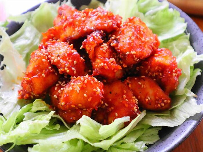 甘辛うまい!鶏むね肉のヤンニョムチキン
