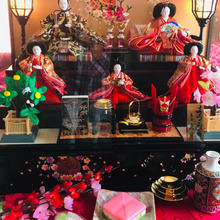 桃の節句に菱形ゼリー♪