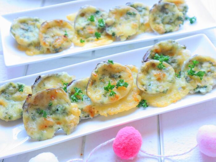 ひな祭りに✿はまぐりのグラタン