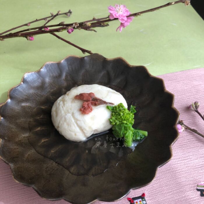 【レンジで簡単‼︎】ひな祭りやお祝い・おもてなしに☆鯛しんじょうの桜あんかけ