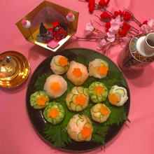 桃の節句に手まり寿司♪