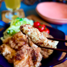 お買い得な鶏むね肉を格上げ!物足りなさ解消!上手に息抜きズボラテク♪梅ガーリック風味のズボラ唐揚げ