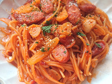 レンジだけで簡単♪ナポリタンパスタ(スパゲッティ)