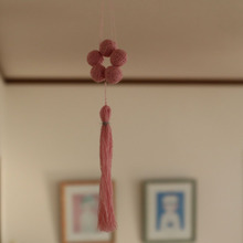 【ハンドメイド】花飾りで「ちょこっと春」を取り入れてみました♪